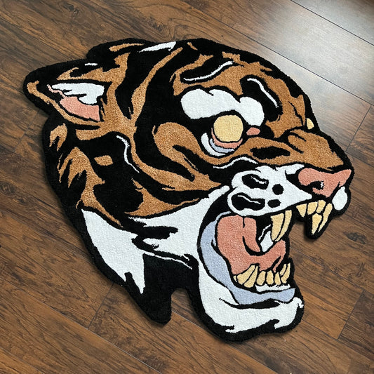 Tiger Head Rug